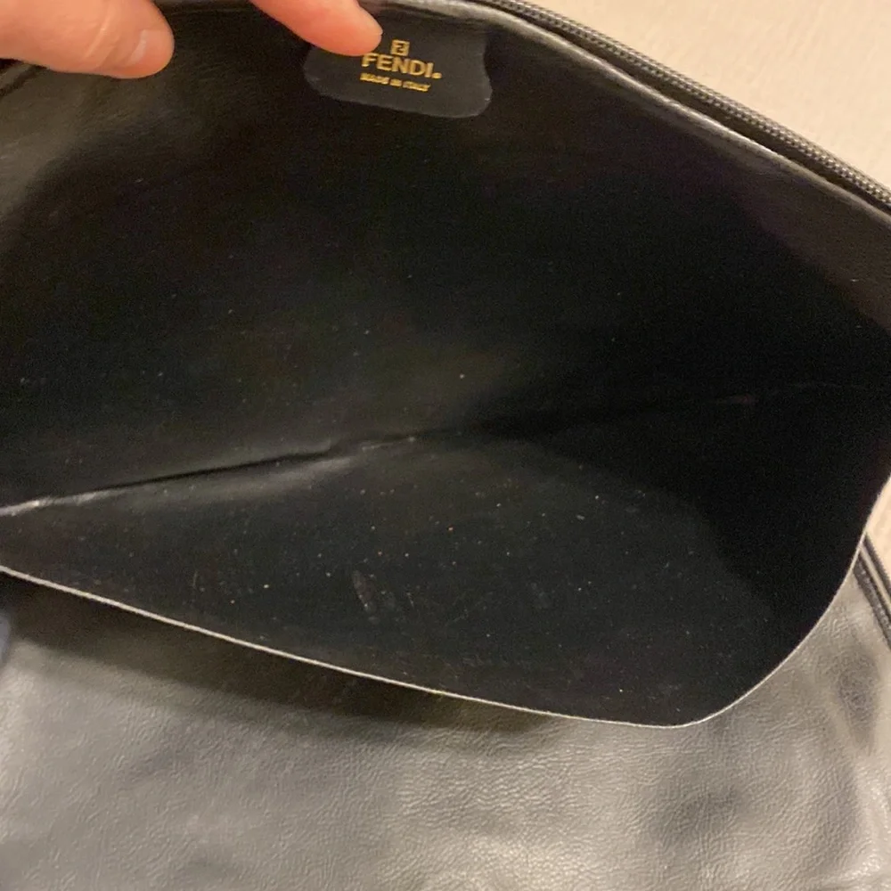 FENDI Vintyge Black Laptop Sleeve